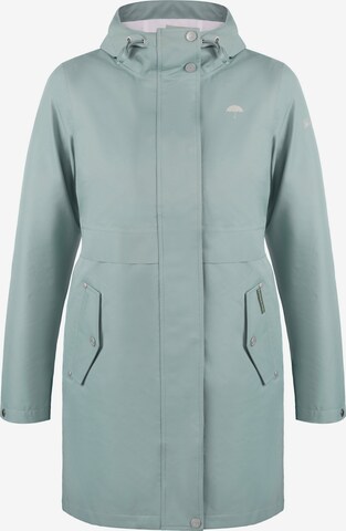 Schmuddelwedda Raincoat in Green: front