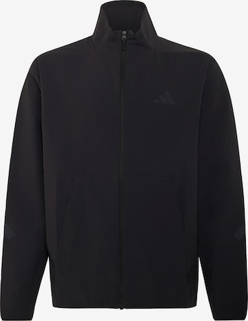 ADIDAS SPORTSWEAR Αθλητική ζακέτα φούτερ 'Z.N.E.' σε μαύρο: μπροστά