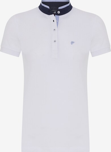 DENIM CULTURE Camiseta 'Kelly' en azul claro / azul oscuro / offwhite, Vista del producto