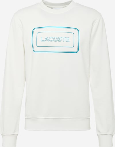 LACOSTE Sweatshirt in aqua / weiß, Produktansicht