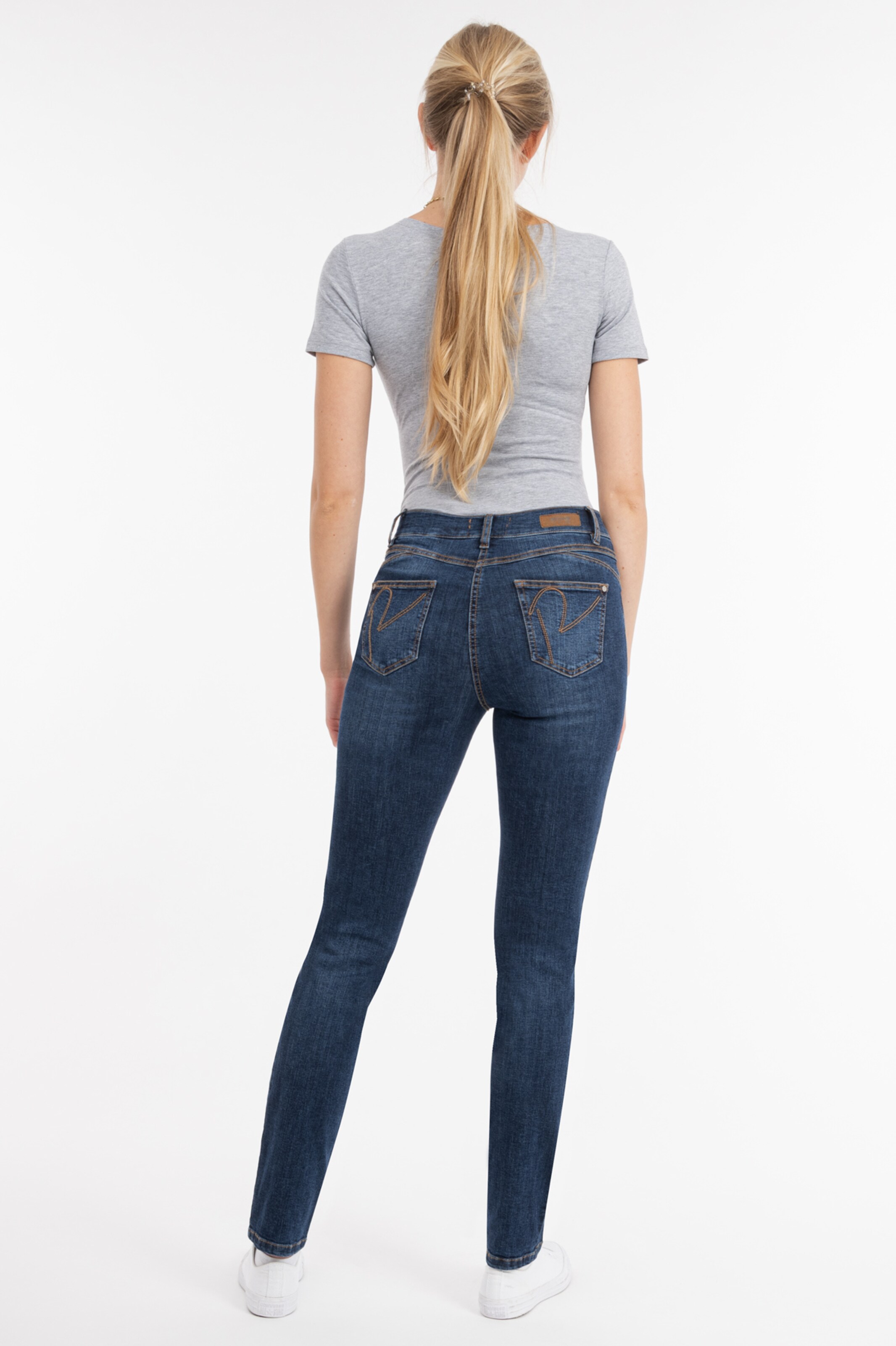 Frauen Jeans Recover Pants Jeans 'ADRIAN' in Blau - XG11106