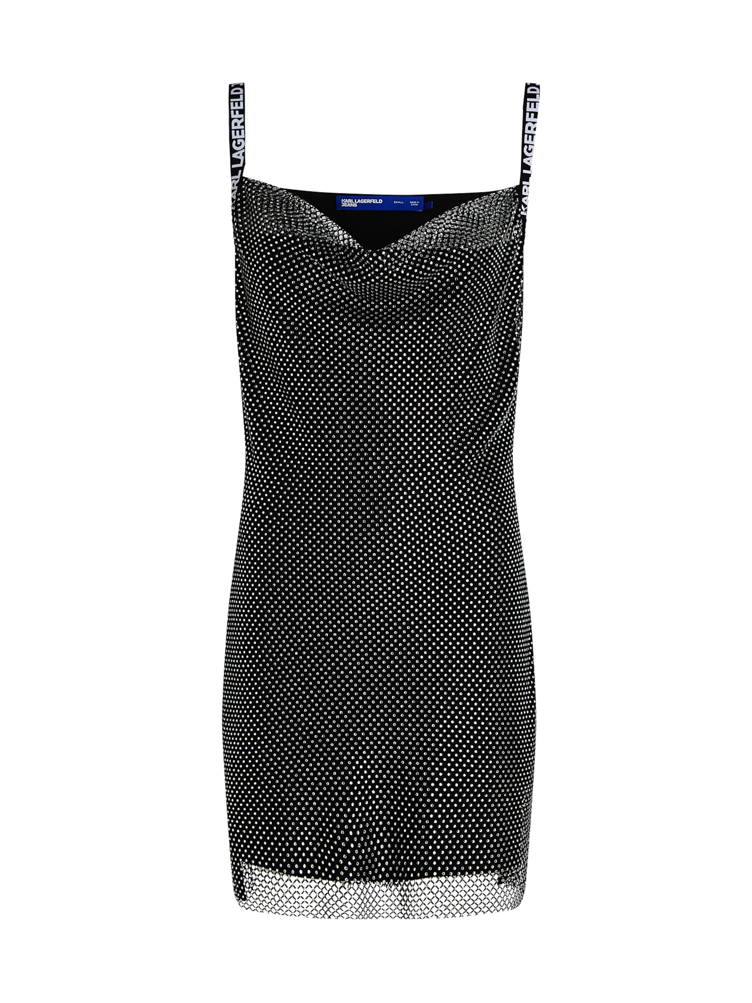 KARL LAGERFELD JEANS Šaty - Čierna: predná strana