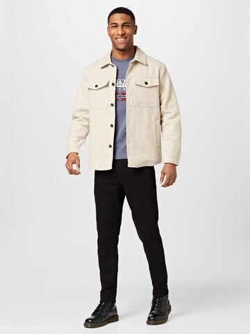 JACK & JONES - Chaqueta de entretiempo en beige