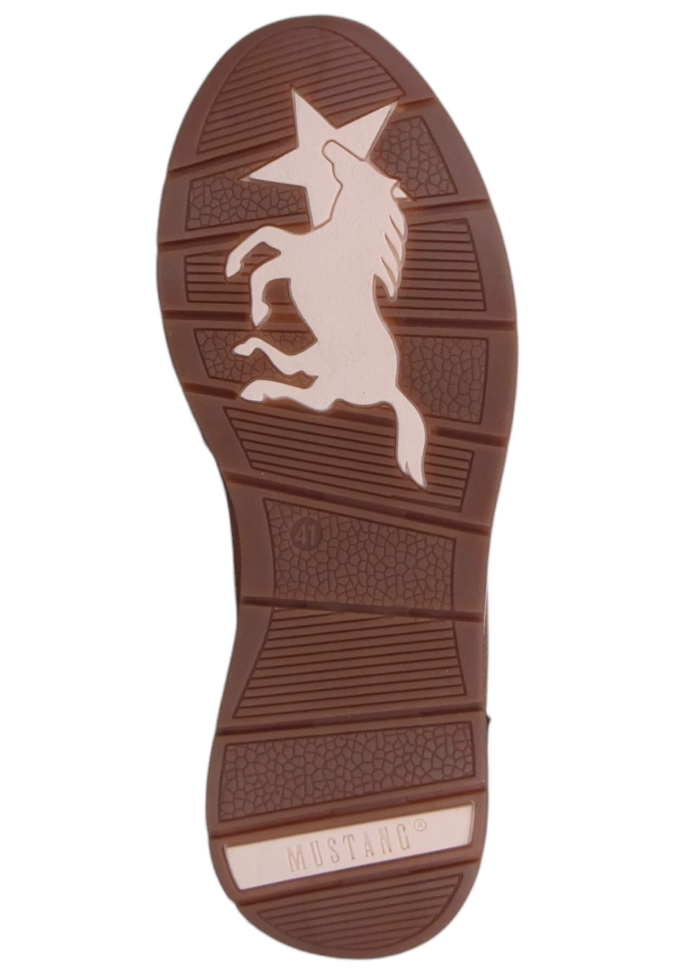 MUSTANG - Sapatilhas baixas em castanho