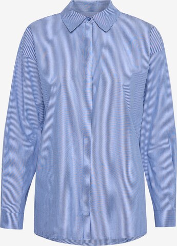 My Essential Wardrobe Blouse in Blue: front