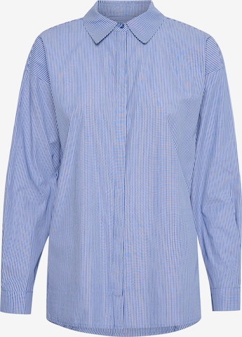 My Essential Wardrobe Blouse in Blue: front