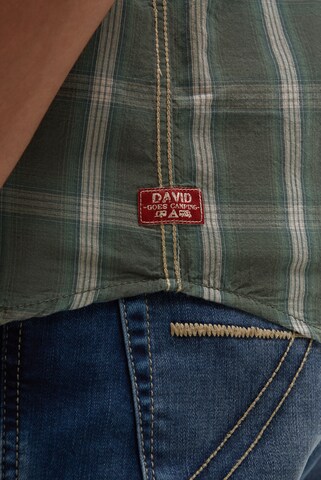 CAMP DAVID Regular fit Button Up Shirt in Green
