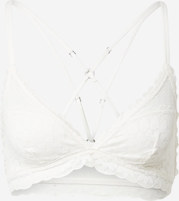 AERIE Bra 'TRIBAL' in White: front