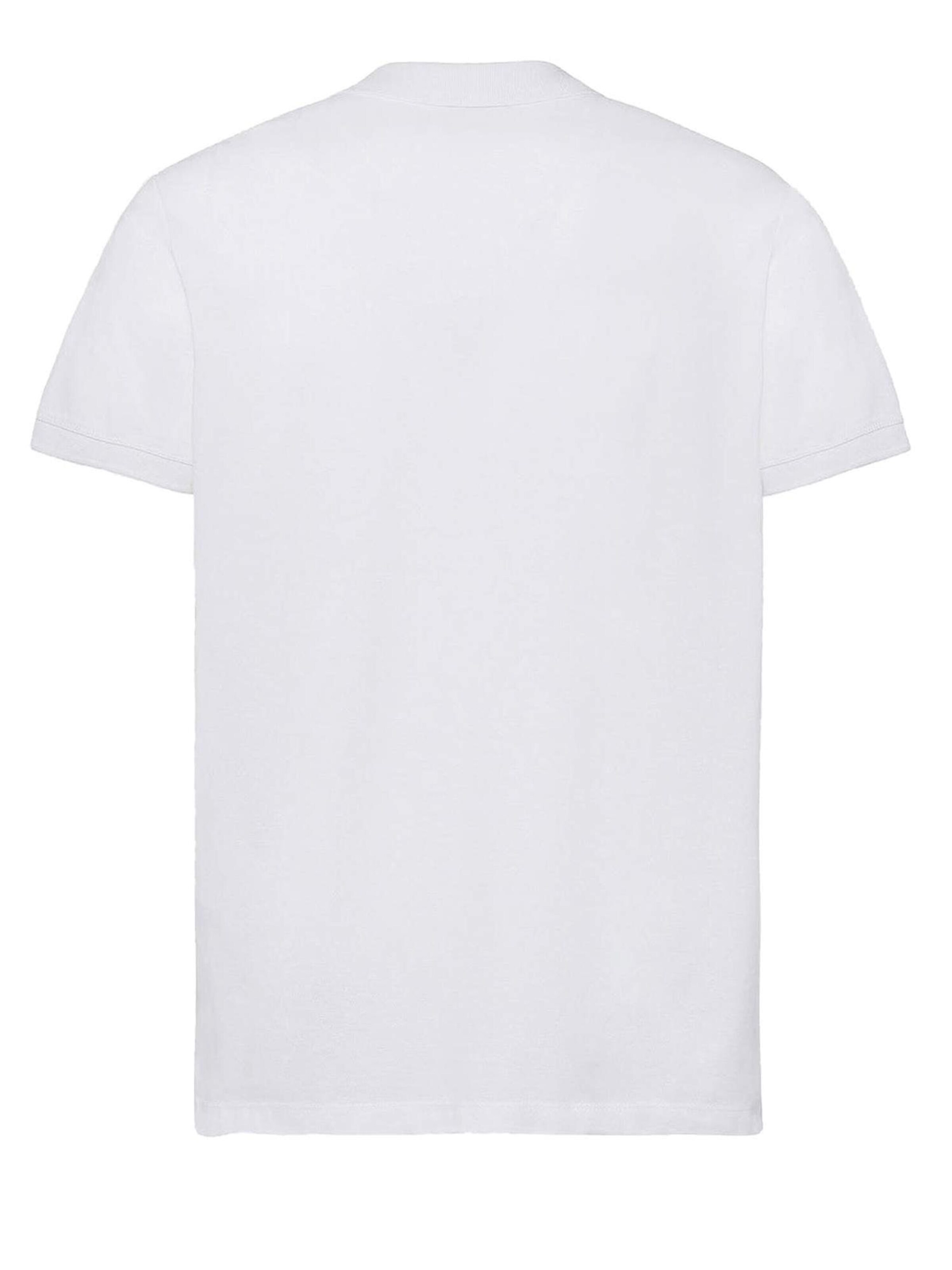 DIESEL - Camisa 'T-WEET-SPLIT' em branco