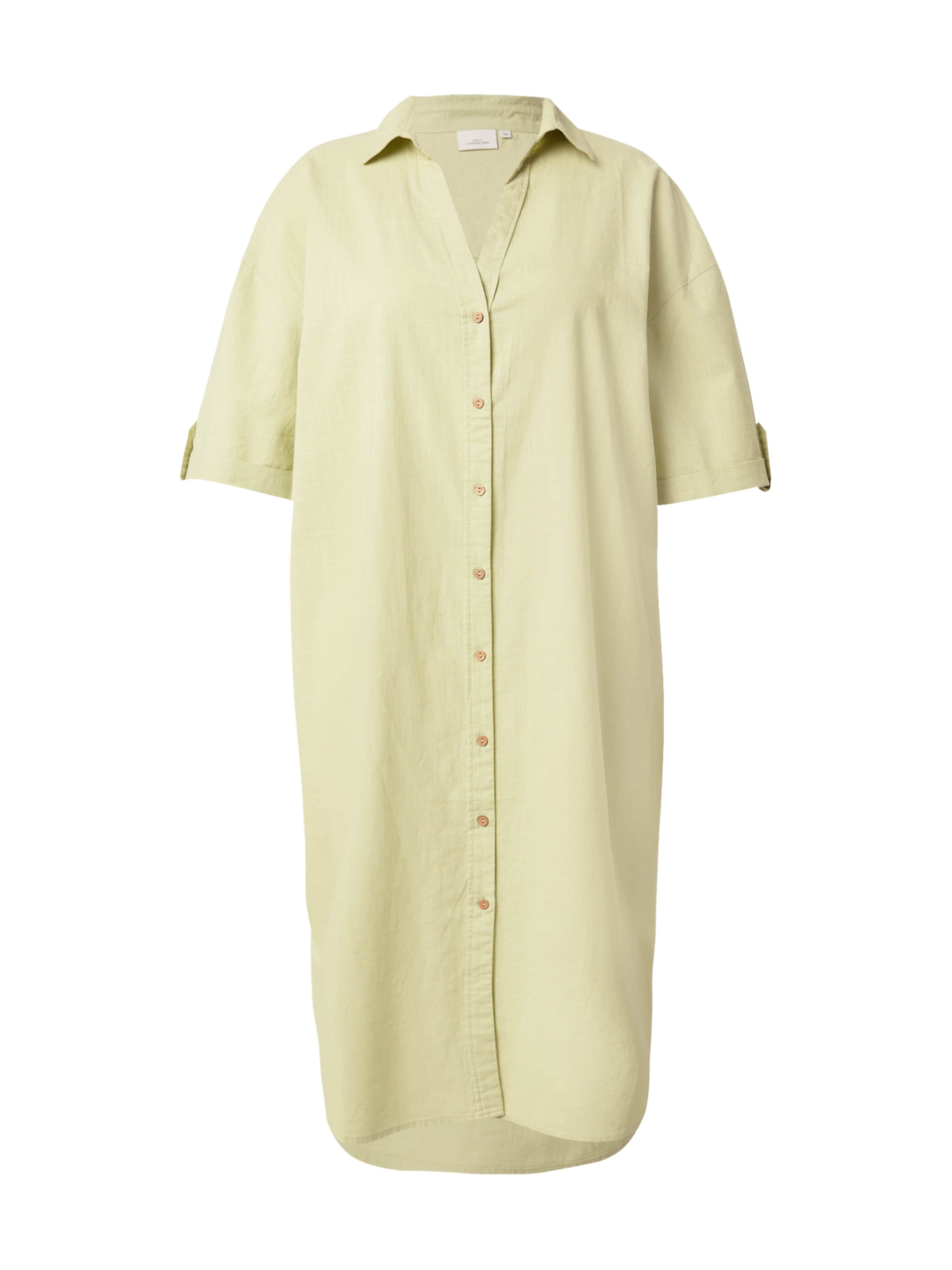 ONLY Carmakoma Shirt Dress in Green: front