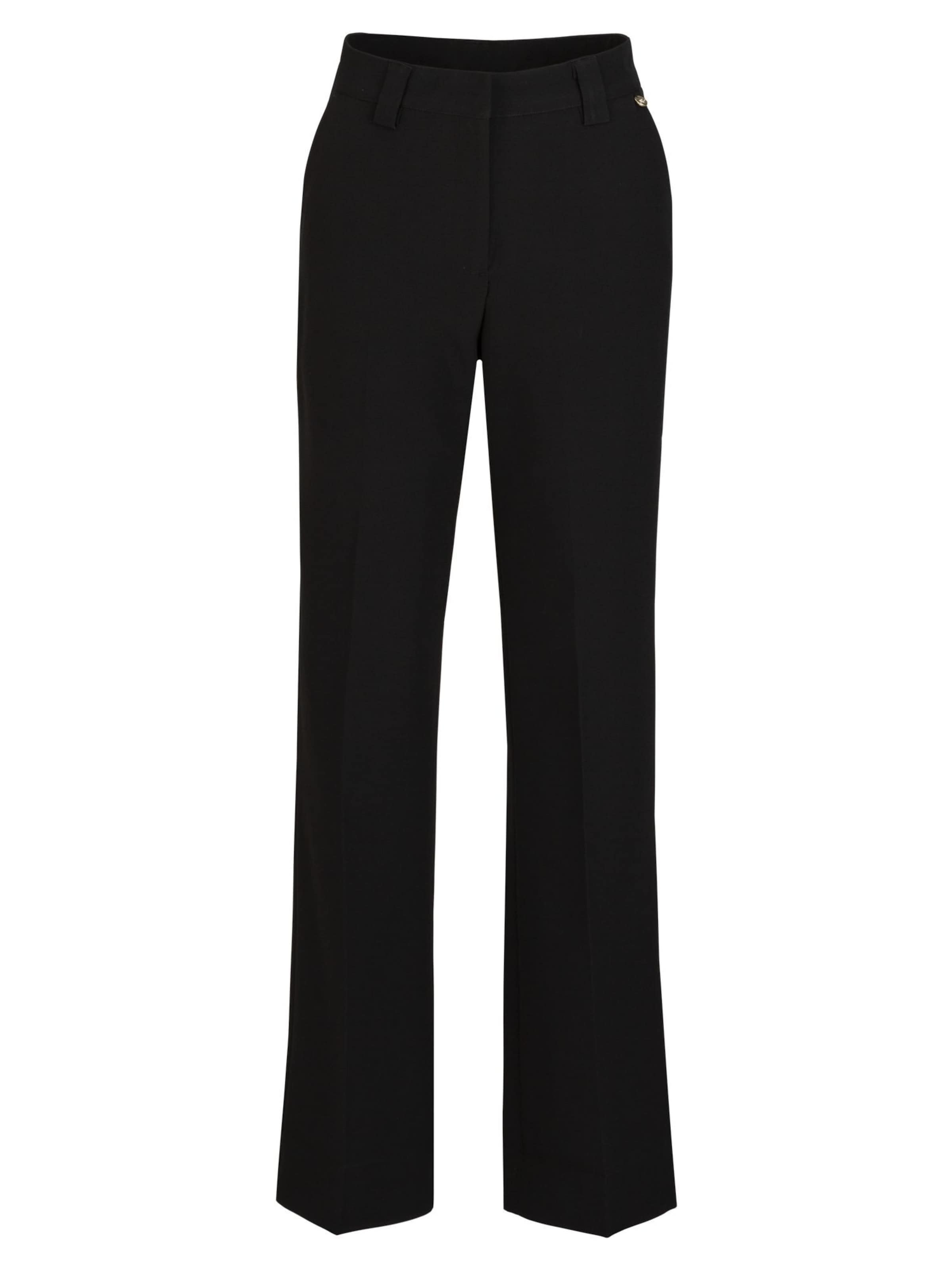 regular Pantaloni con piega frontale 'Florence' di 19V69 ITALIA in nero: frontale