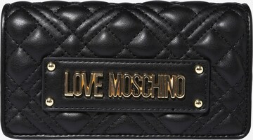 Love Moschino Portemonnaie in Black: front