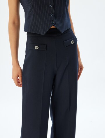 Koton Wide leg Pantalon in Blauw