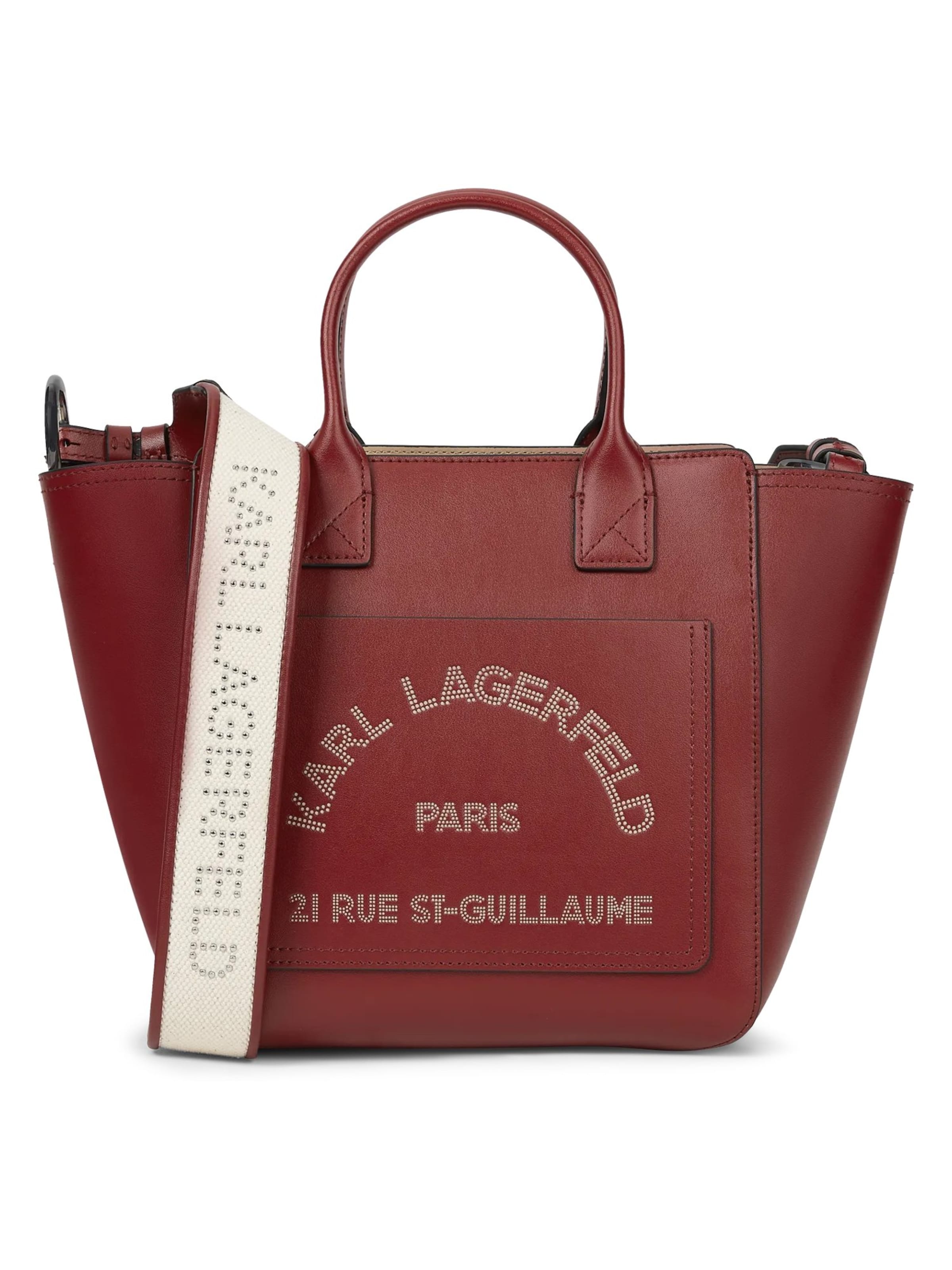 Karl Lagerfeld - Bolso de mano 'K/Daily' en rojo: frente