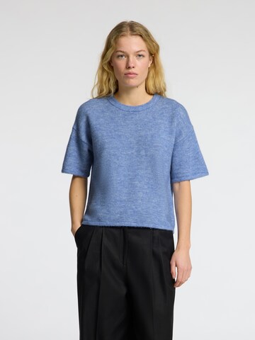 Pull-over SELECTED FEMME en bleu : devant