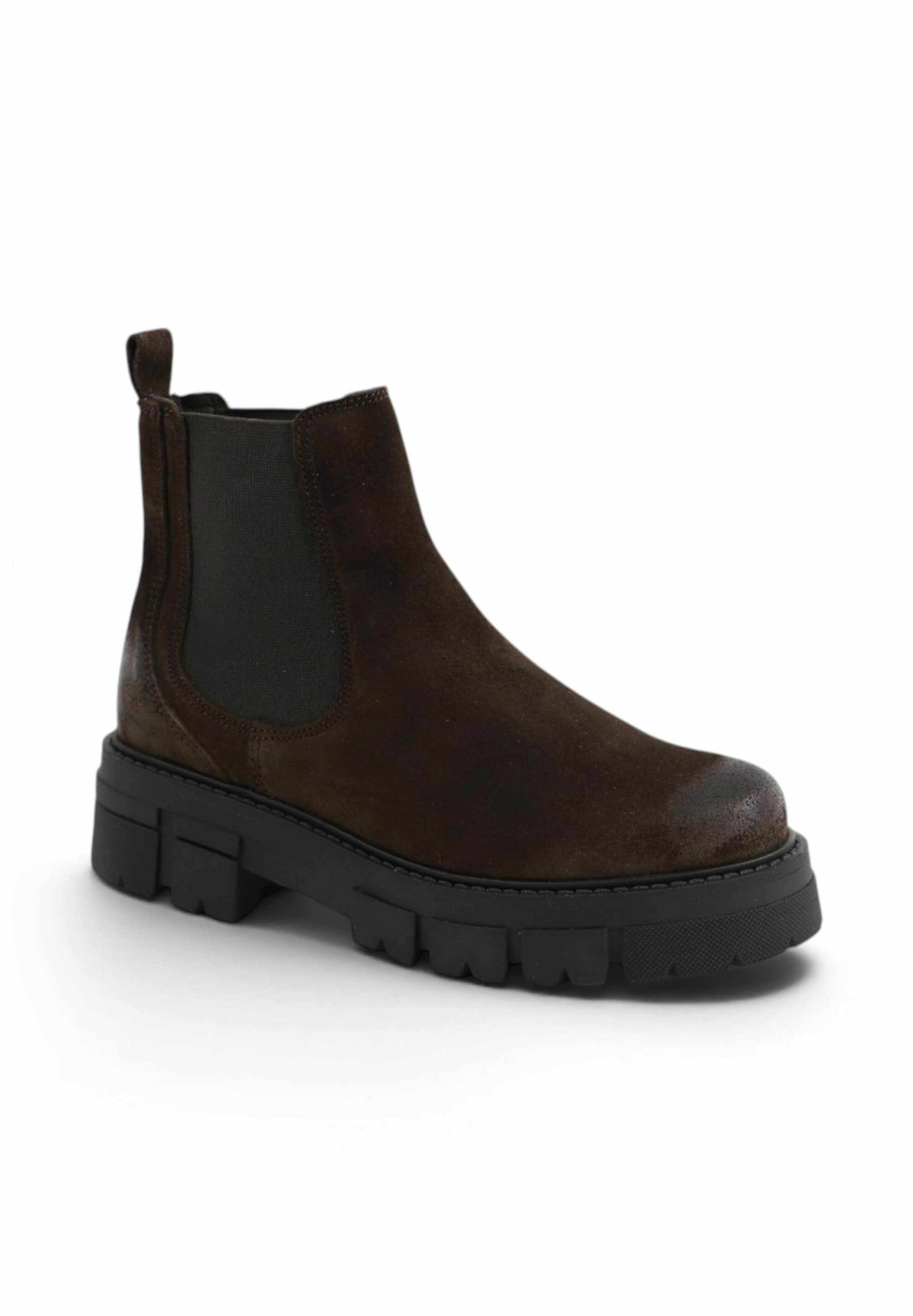 Chelsea Boots 'CALIFORNIA' Apple of Eden en marron : devant