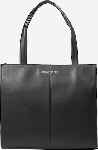Tommy Jeans Nakupovalna torba | črna barva: sprednja stran