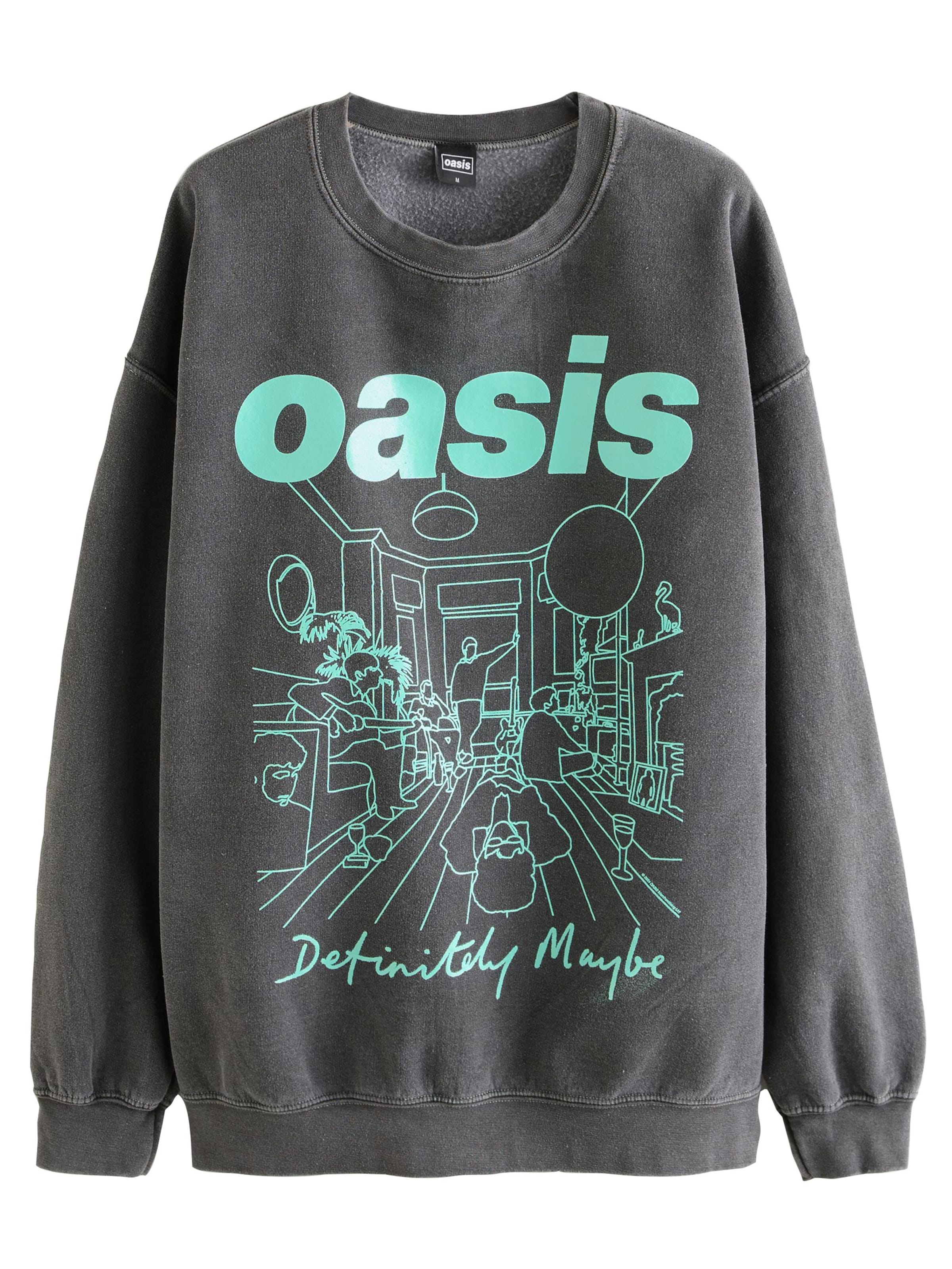 Sweat-shirt 'Oasis' Next en gris : devant