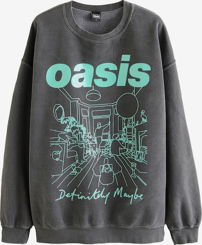 Next Sweater majica 'Oasis' u tamo siva / svijetlozelena, Pregled proizvoda