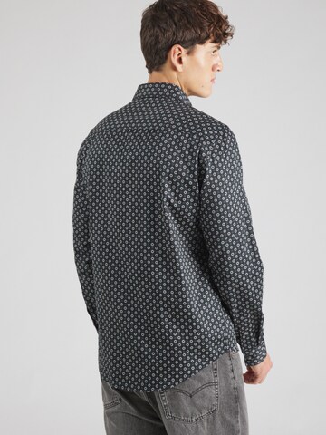 Coupe slim Chemise 'CF ANTON' Casual Friday en bleu