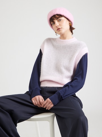 ARMEDANGELS Kötött mellény - rózsaszín: elől