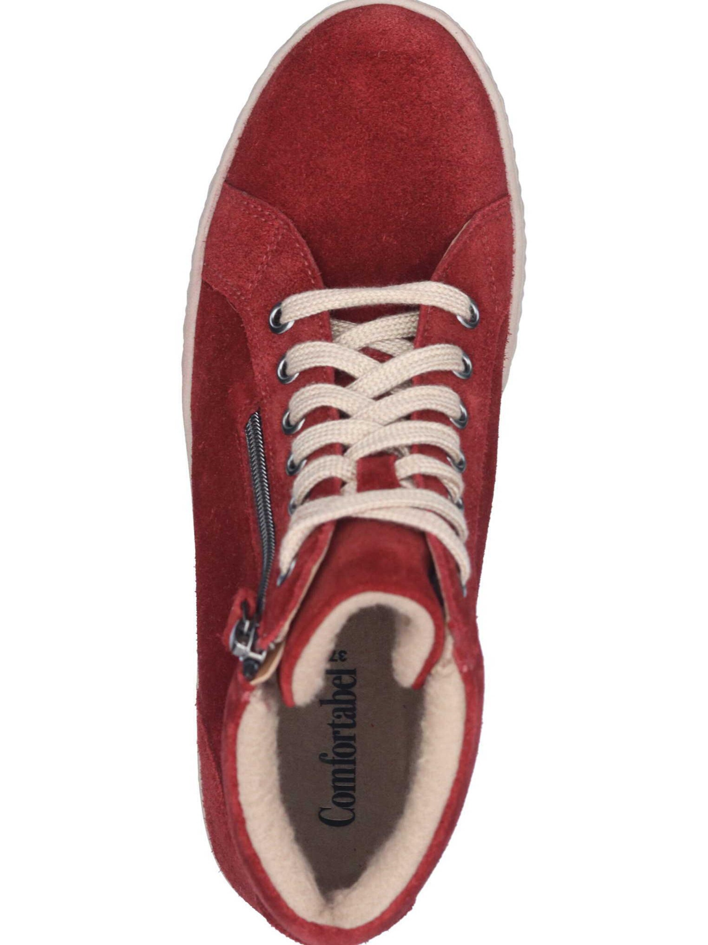 Comfortabel Ankle Boots in Red