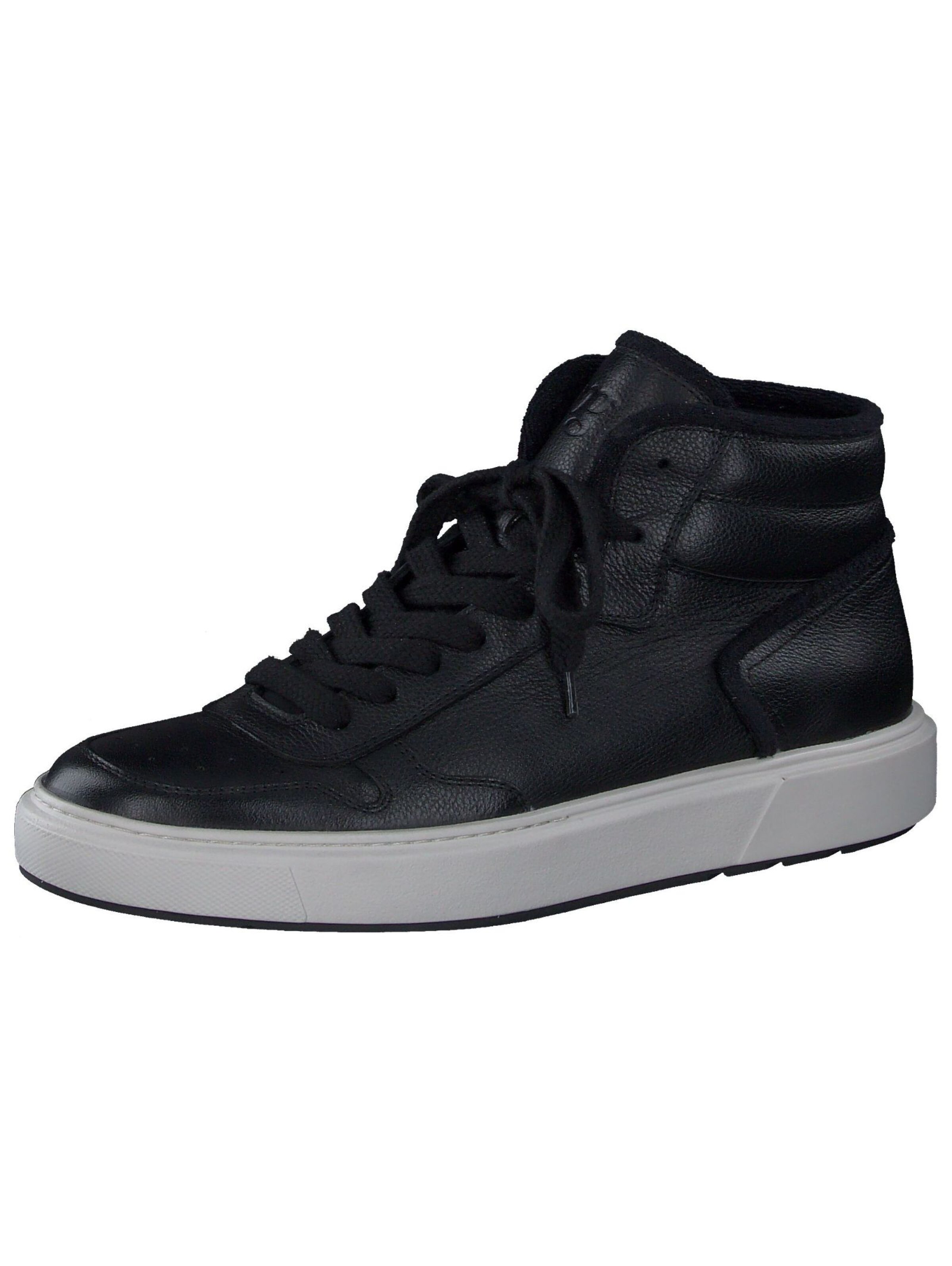 Sneaker alta di Paul Green in nero: frontale