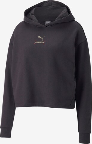 PUMA Sweatshirt in Black: front