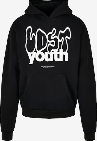 Lost Youth Sweatshirt i svart: framsida
