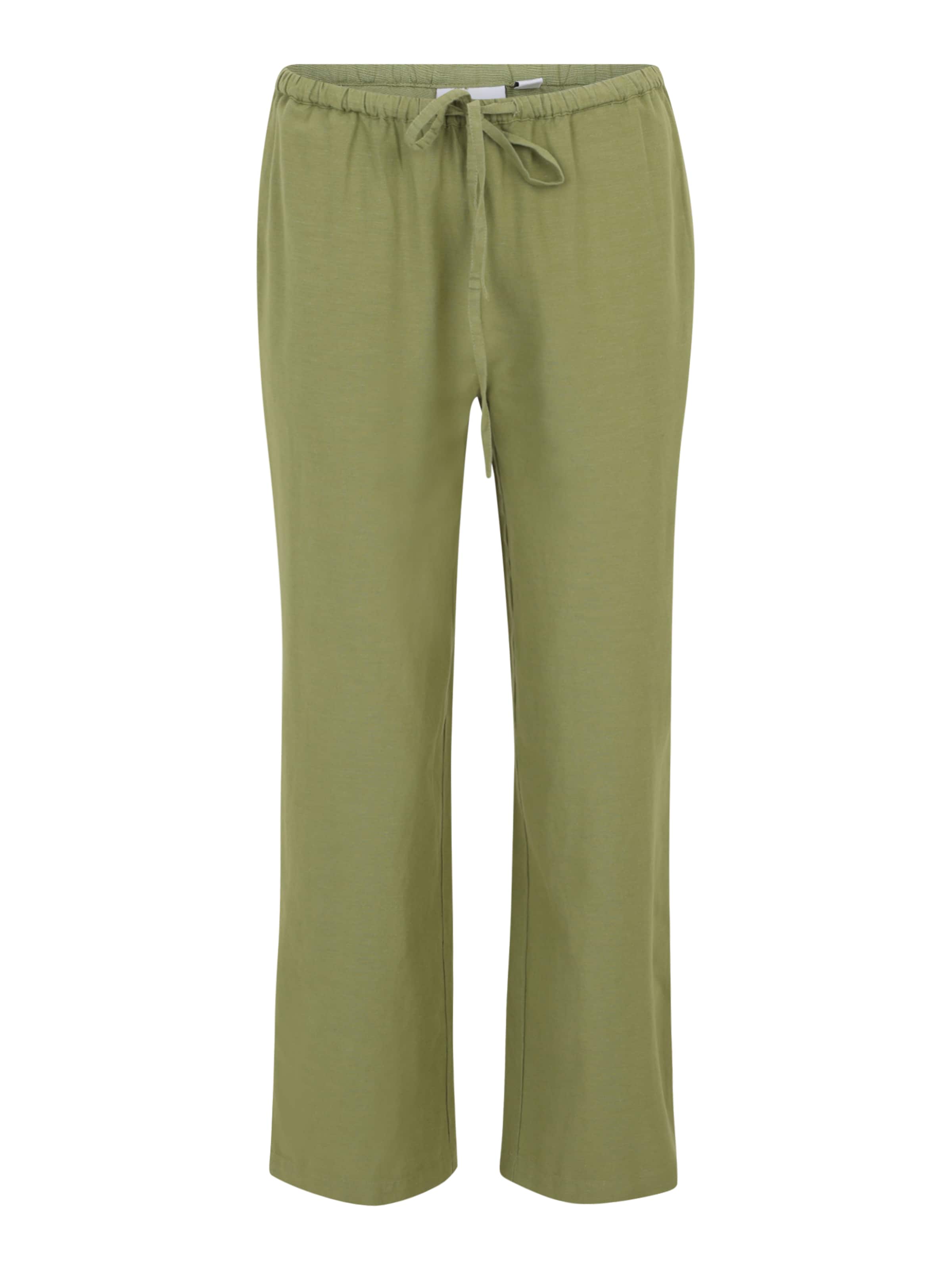 Vila Petite Regular Pants in Green: front