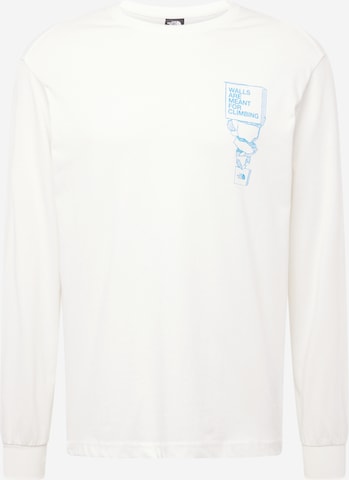 THE NORTH FACE - Camiseta funcional en blanco: frente