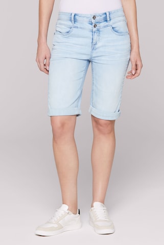 Soccx Regular Jeans Bermuda HA:NNI Regular Fit in Blau: Vorderseite