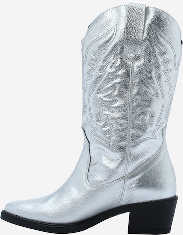 MTNG Comwboystøvler 'TEO' i sølv