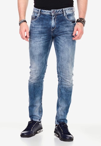 CIPO & BAXX Slim fit Jeans in Blue: front