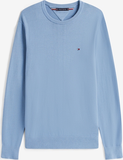 Megztinis 'Essential' iš TOMMY HILFIGER, spalva – tamsiai mėlyna / šviesiai mėlyna / raudona / balta, Prekių apžvalga
