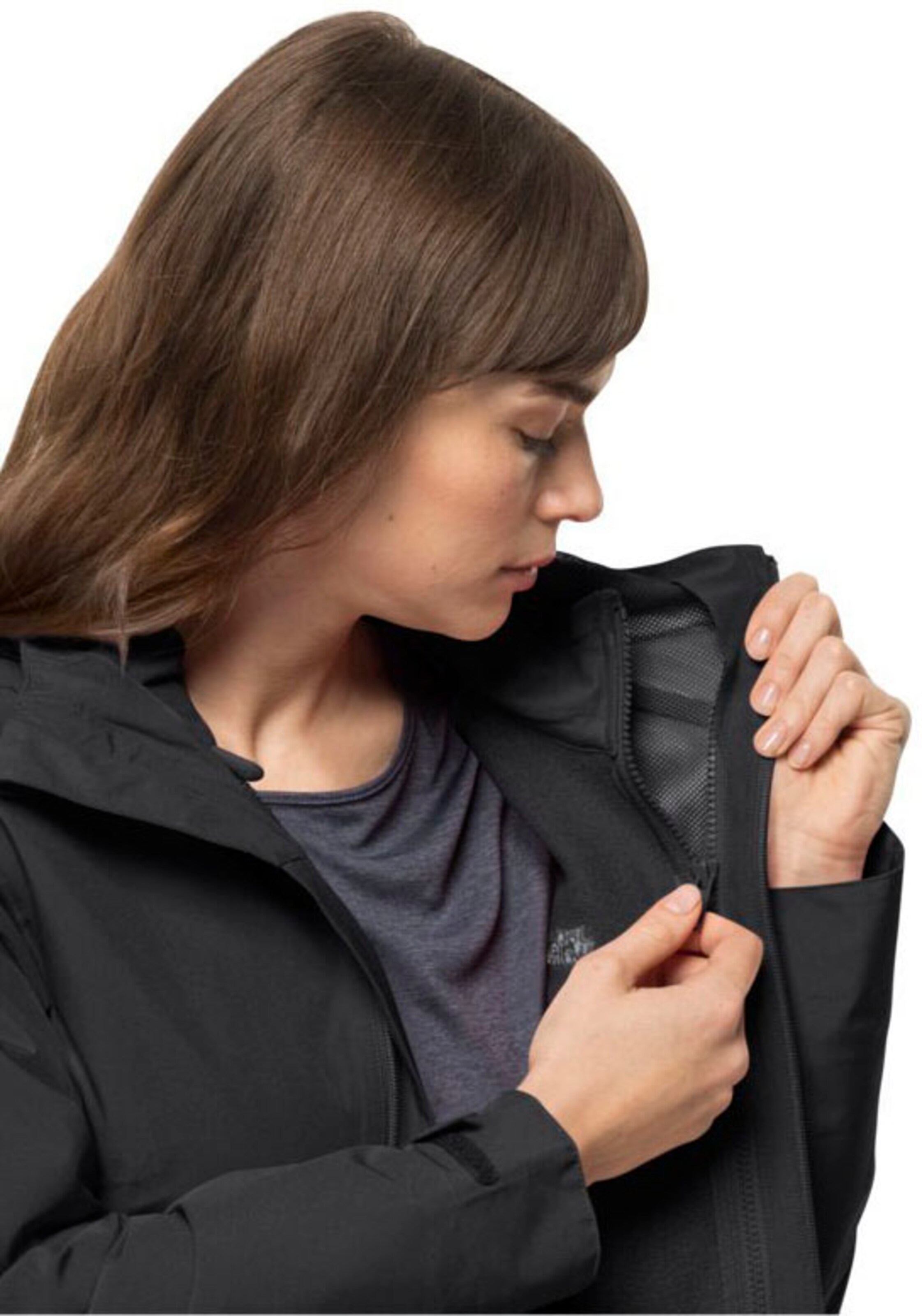 JACK WOLFSKIN Outdoor jacket 'Moonrise' in Black