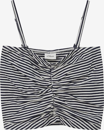 s.Oliver Top in Wit: voorkant