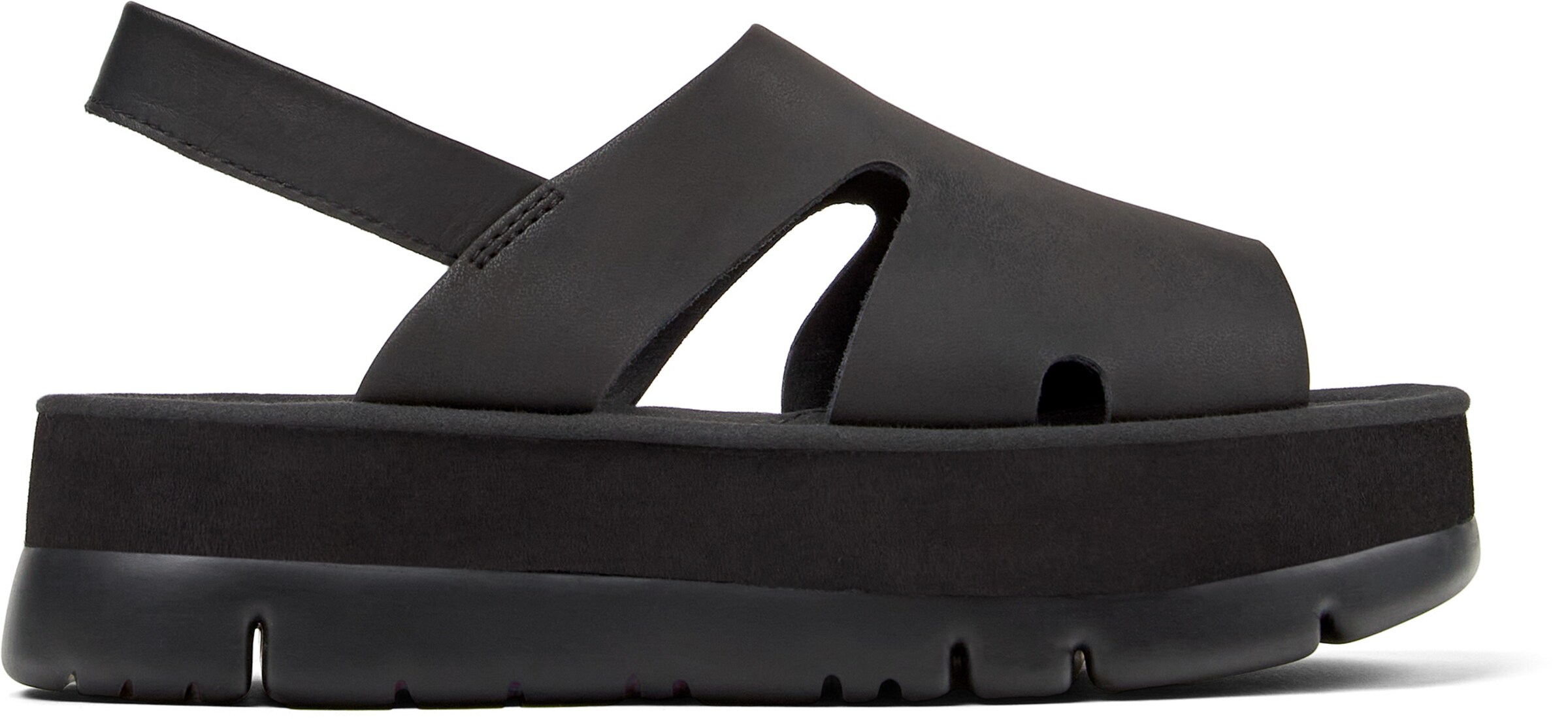 CAMPER Sandalen met riem 'Oruga Up' in Zwart