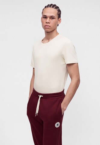 Tapered Pantaloni 'CHUCK' di CONVERSE in rosso