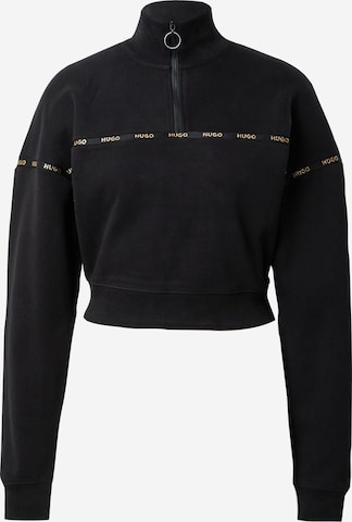 HUGO Red - Sweatshirt 'Darini' em preto: frente