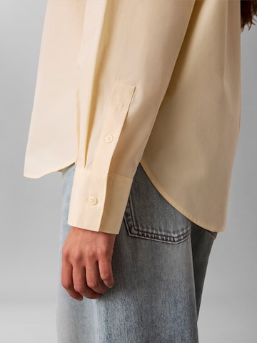 Calvin Klein Jeans Bluse in Beige