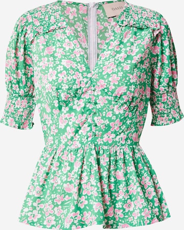 Oasis Blouse in Groen: voorkant