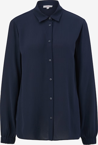 s.Oliver Blouse in Blauw: voorkant