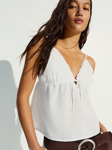Bershka Top - fehér