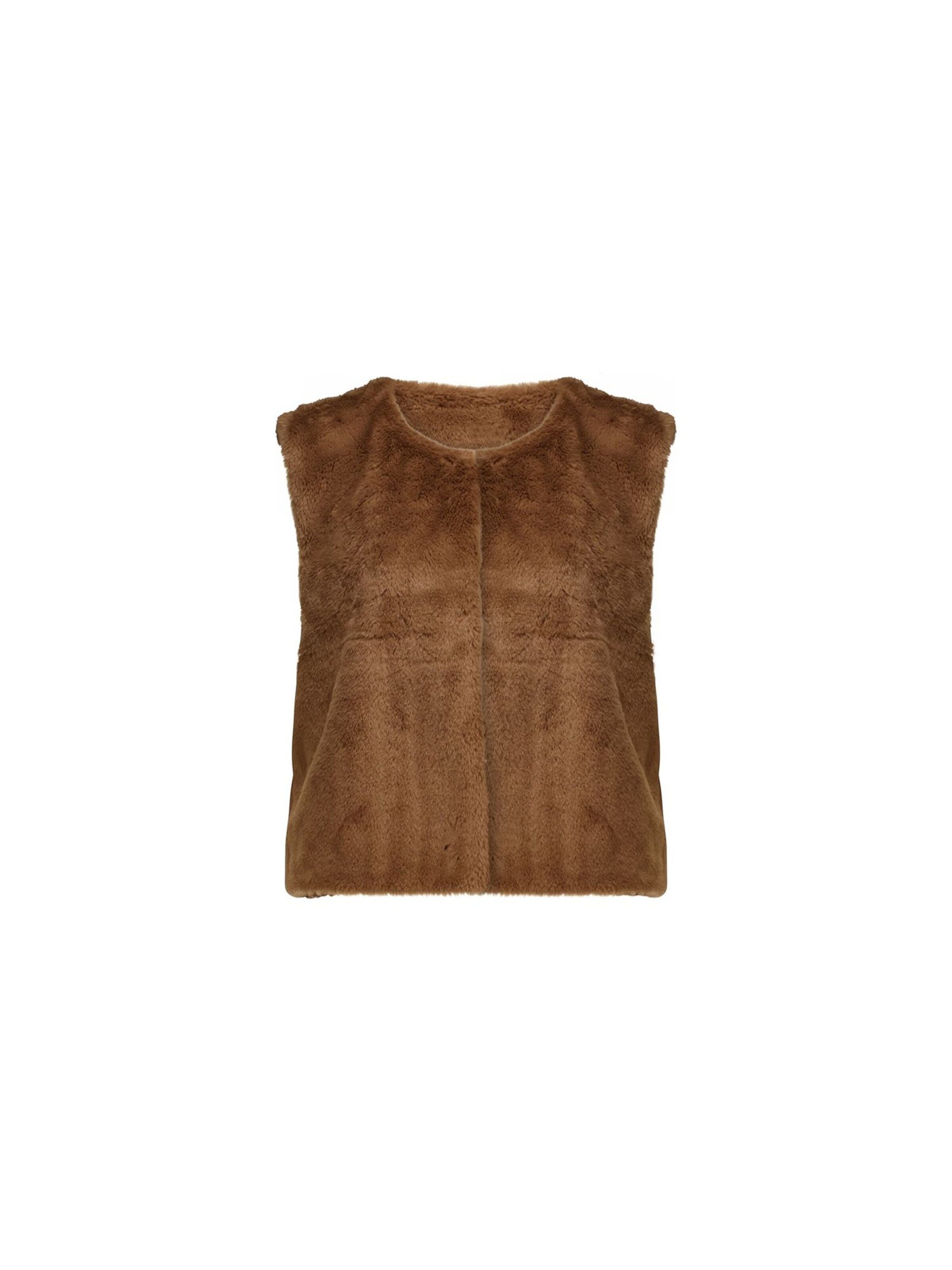 Veste mi-saison Deeluxe en marron : devant