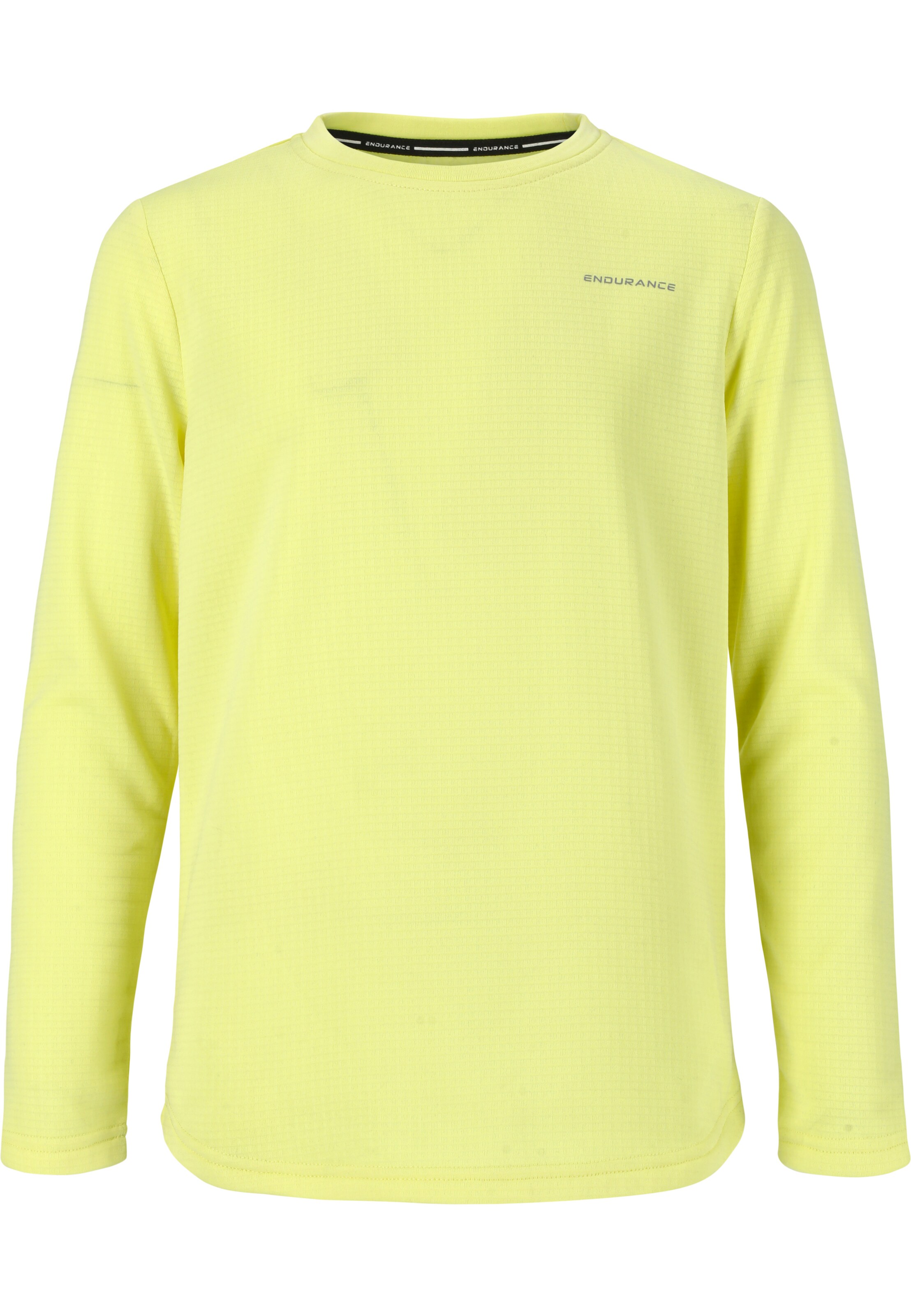ENDURANCE Functioneel shirt in Geel: voorkant