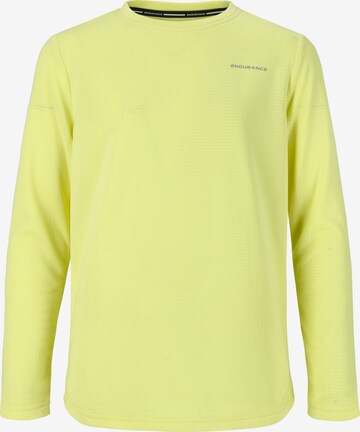 ENDURANCE Performance Shirt in Yellow: front