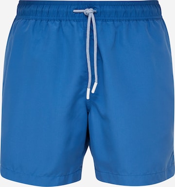 s.Oliver Board Shorts in Blue: front