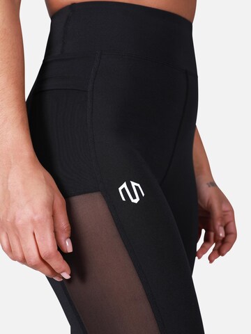MOROTAI Skinny Sportbroek 'Frame' in Zwart