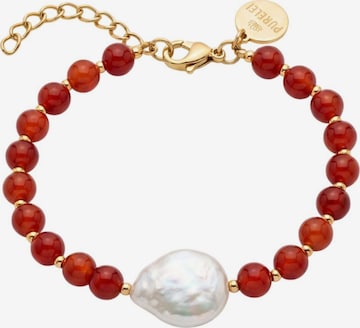 PURELEI - Pulseira 'Achat Pearl' em ouro: frente
